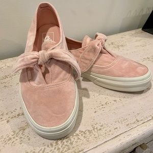 Vans Authentic Knotted (Blush Velvet) Women's 8.5